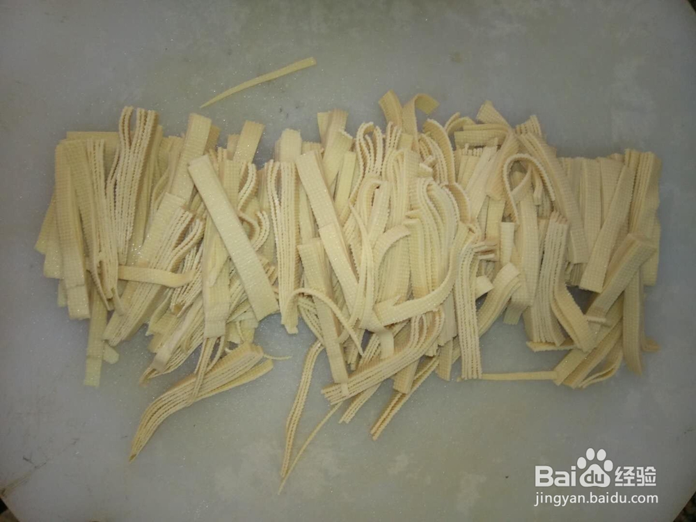 素炒豆腐皮的做法好吃简单