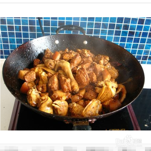 茶树菇三黄鸡的作法