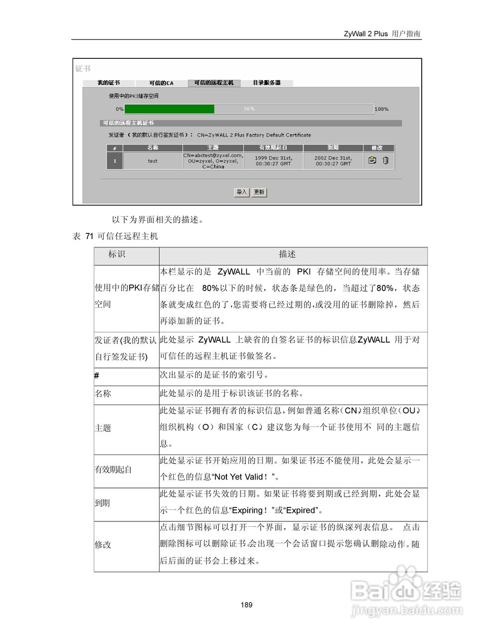 ZyXEL ZyWALL 2 Plus网络安全设备用户手册:[20]