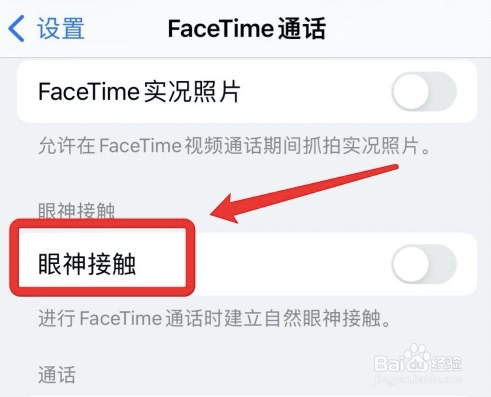 怎么打开FaceTime通话眼神接触功能