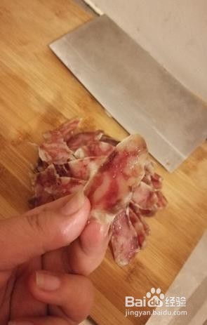 超脆爽的荷兰豆炒香肠