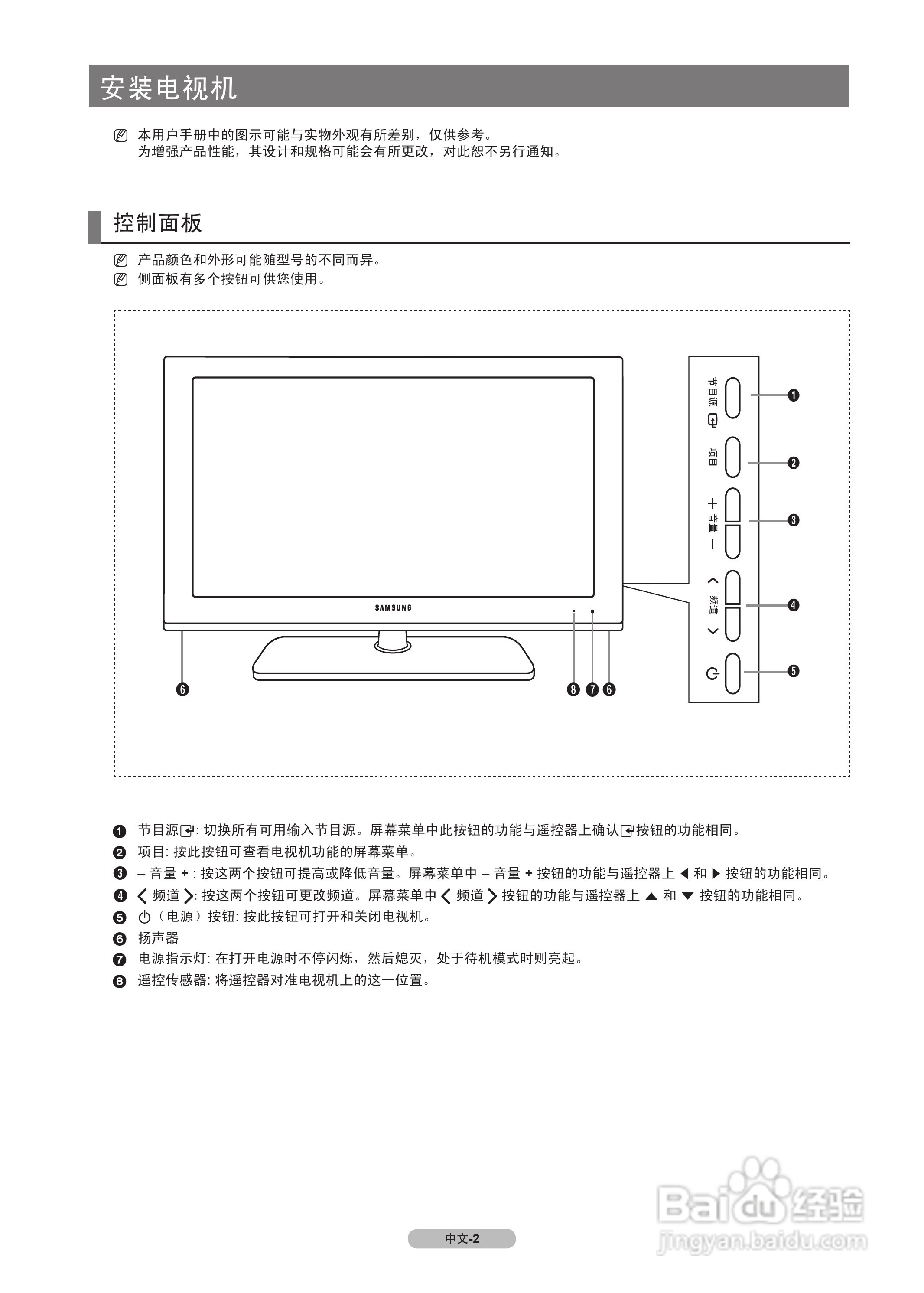 三星BN68-01983G型液晶彩电说明书:[1]