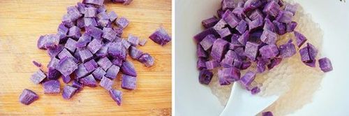 简单的紫薯西米露的做法