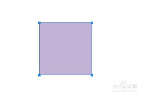 在图层中,按住shift键画一个正方形.