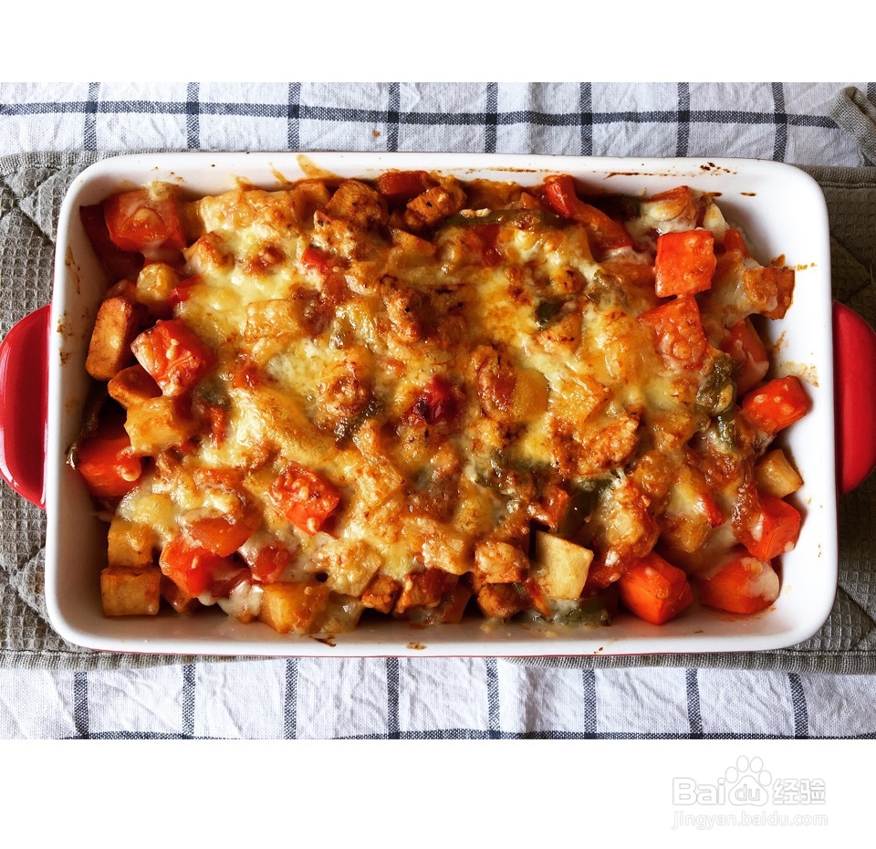 小白也可以做的番茄鸡肉浓情焗饭