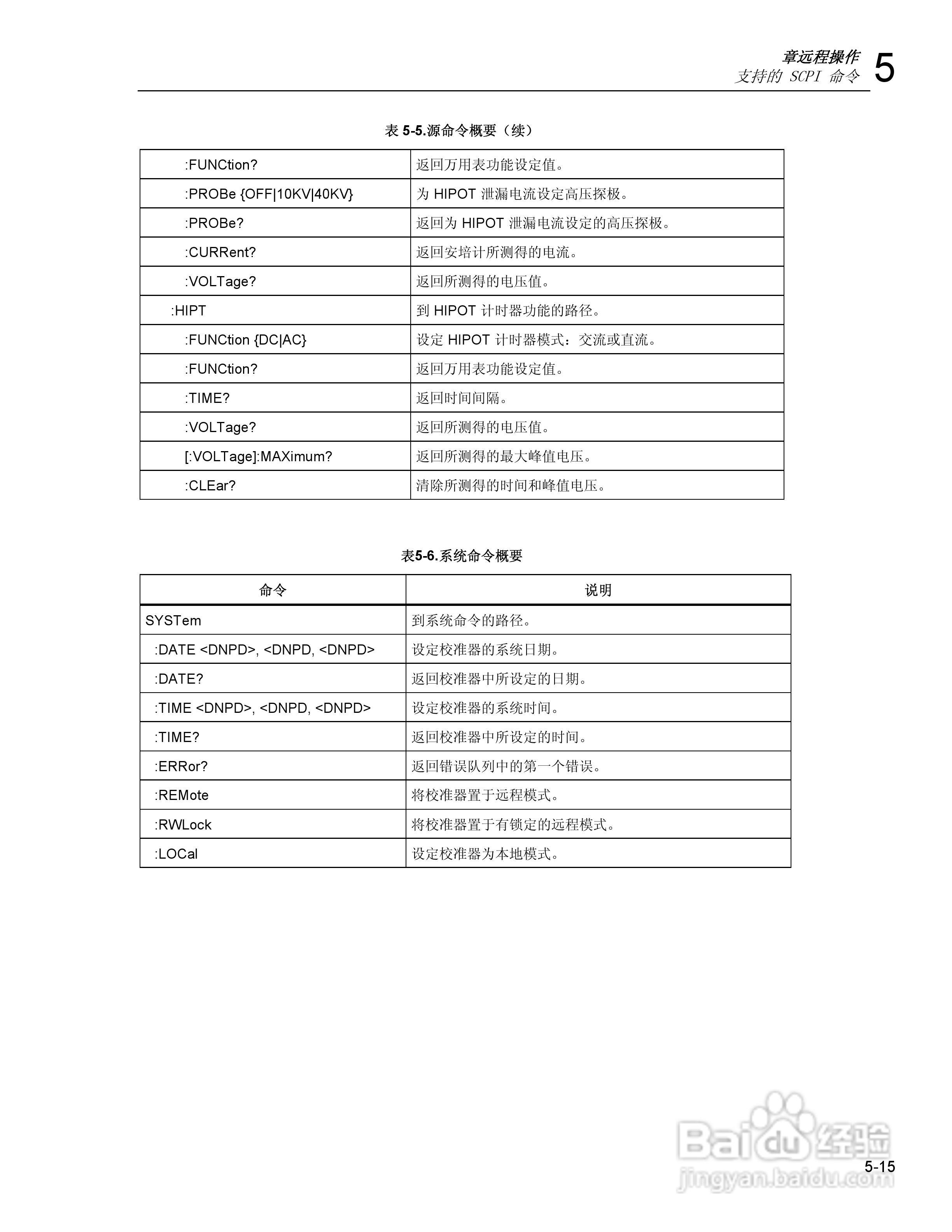 福禄克5320A 多功能电气安全校准器用户手册:[11]
