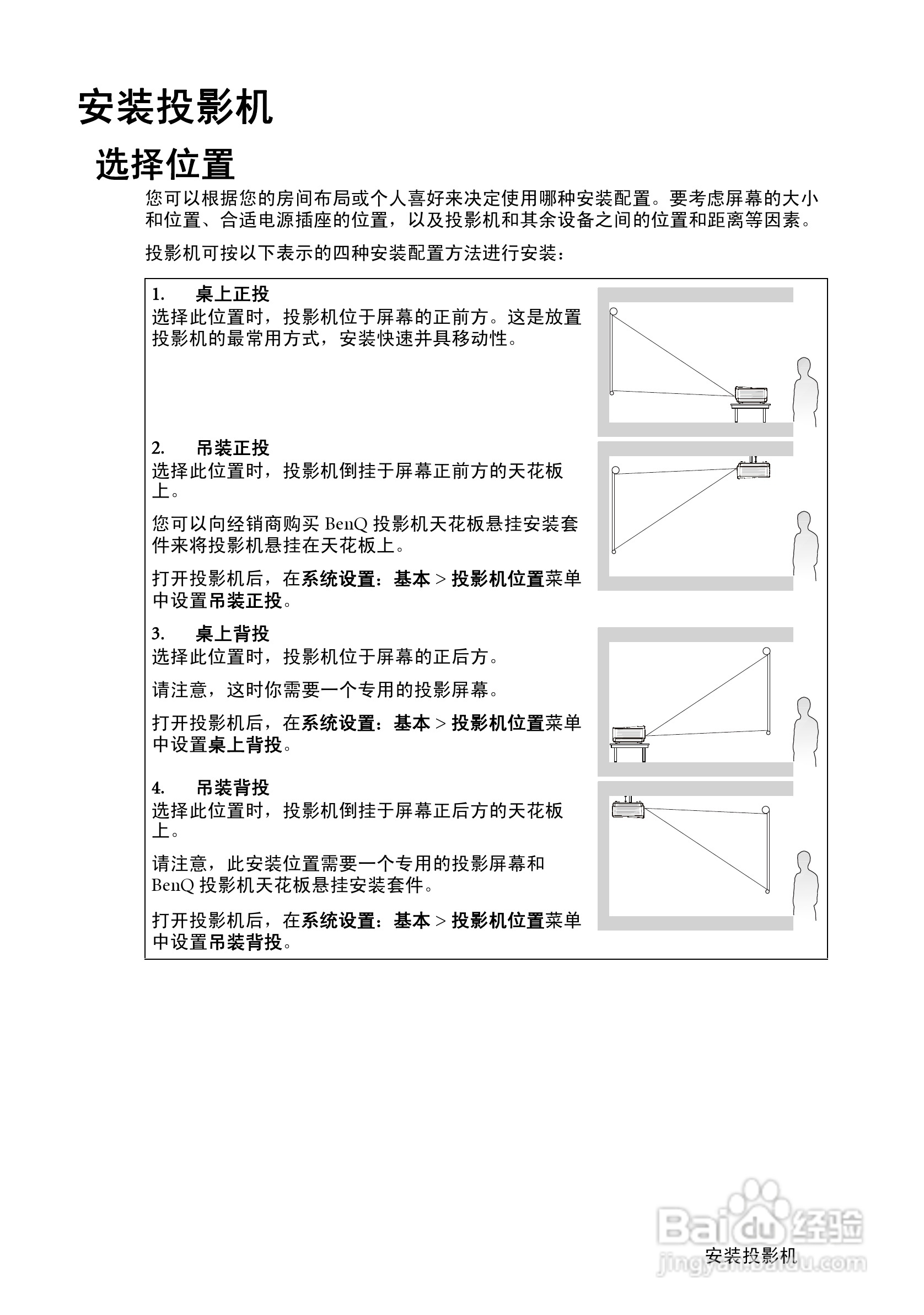 明基SH910投影机使用说明书:[2]