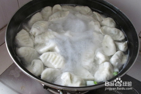 杏鲍菇绿萝卜蒸饺