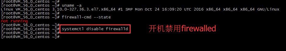 centos7 禁用firewalld启用iptables