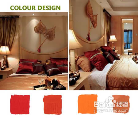 复古潮流来袭红+黑+棕色彩搭配案例分享