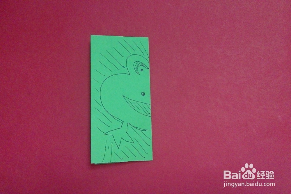 怎么剪卡通小青蛙的剪法简儿童单手工剪纸青蛙儿