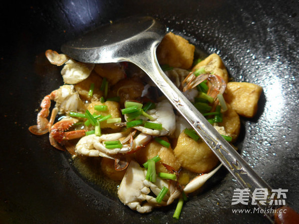 油豆腐炒螃蟹