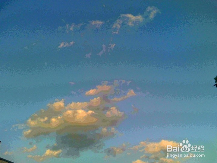 怎样在傍晚拍天上的飘云花