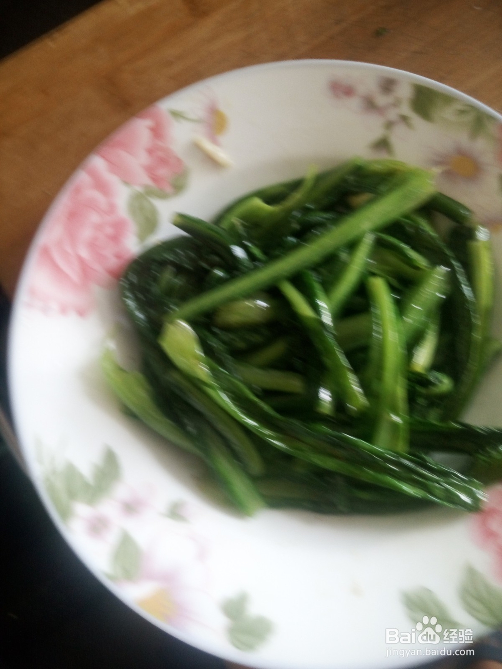 大蒜炒油麦菜