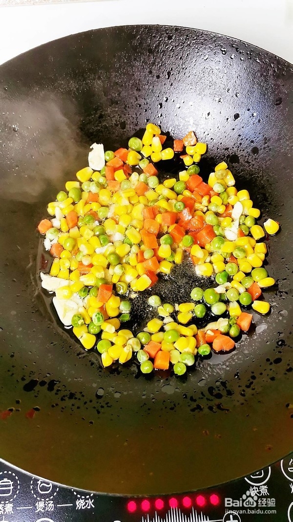 美味的火腿炒饭