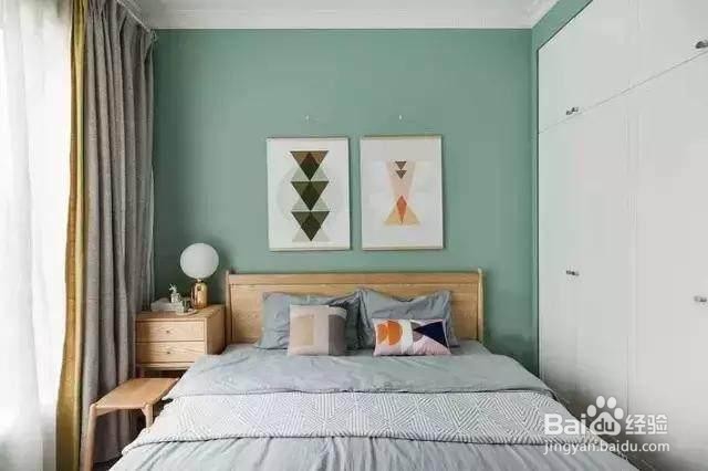 116平清新薄荷绿北欧风格装修效果图