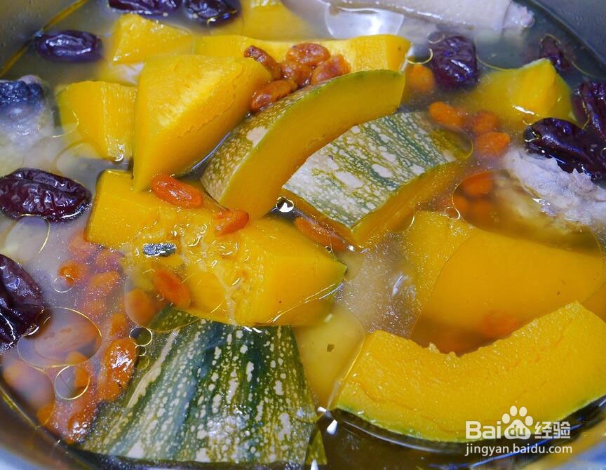 #秋冬吃什么#南瓜红枣鸡汤