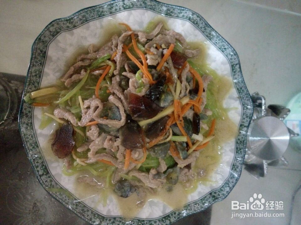 上汤莴笋丝的作法