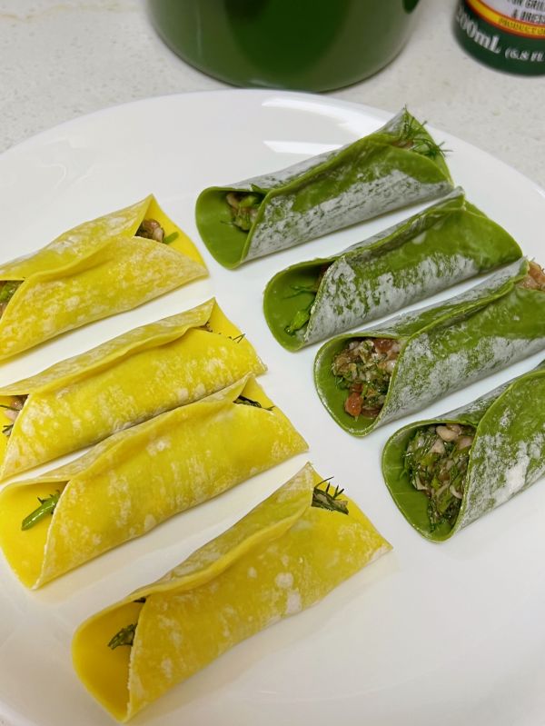 酥脆鲜香茴香锅贴