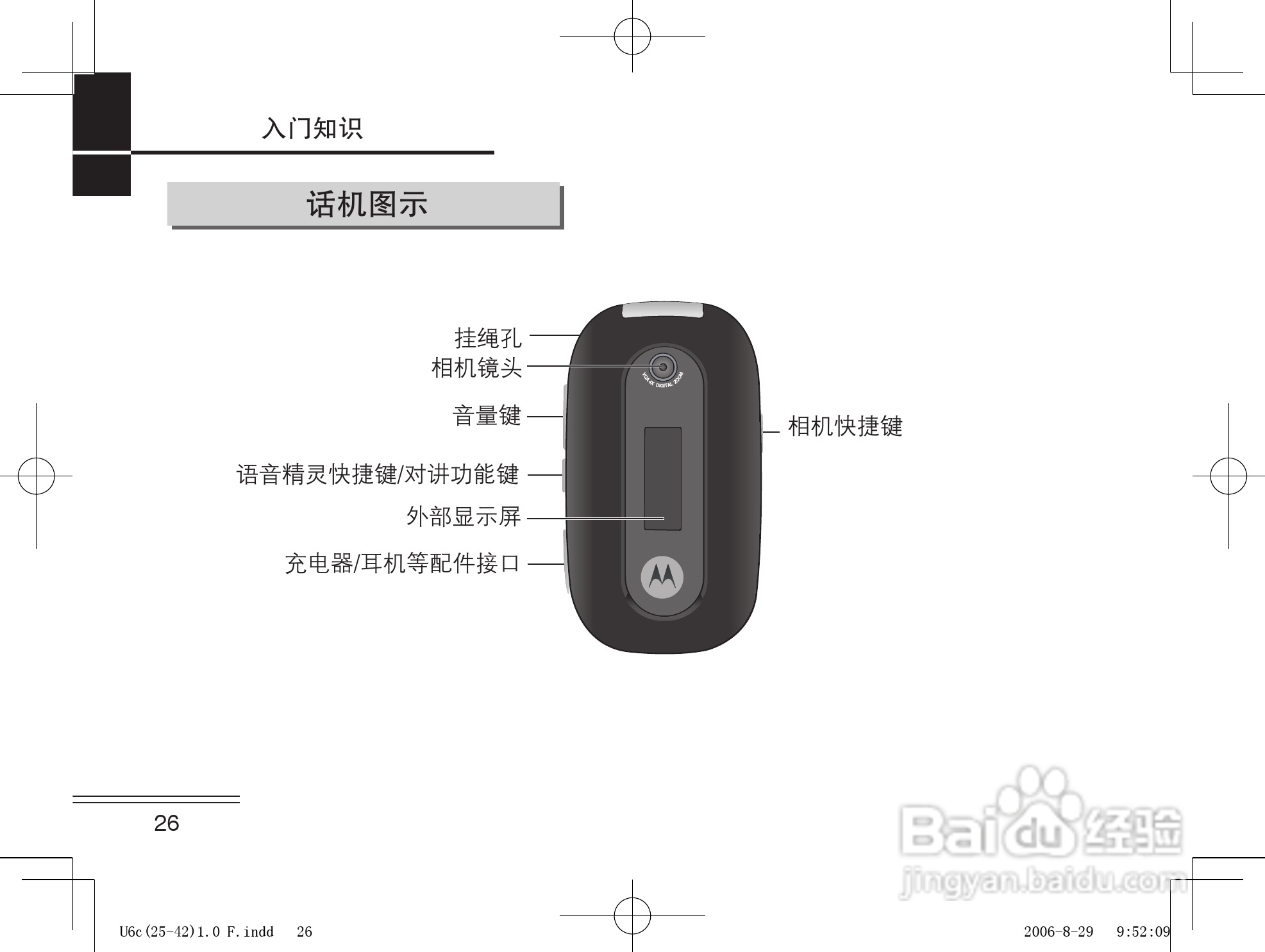 摩托罗拉U6c手机使用说明书:[3]