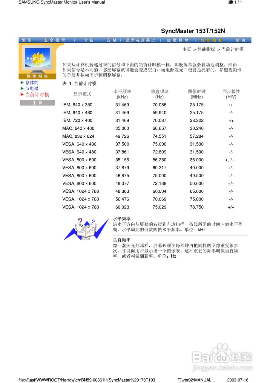 三星172N液晶显示器使用说明书:[6]