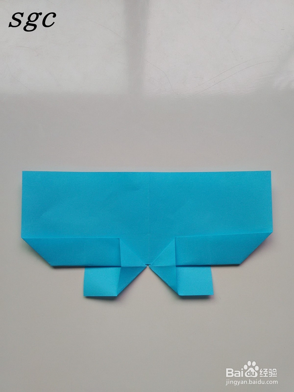 折纸教程——心形书签的折法