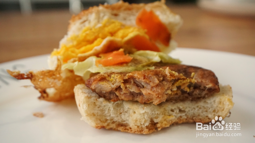 怎么做猪柳蛋汉堡?