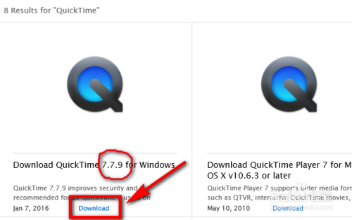 quick time7.7.9下载教程，quick time7在哪下载
