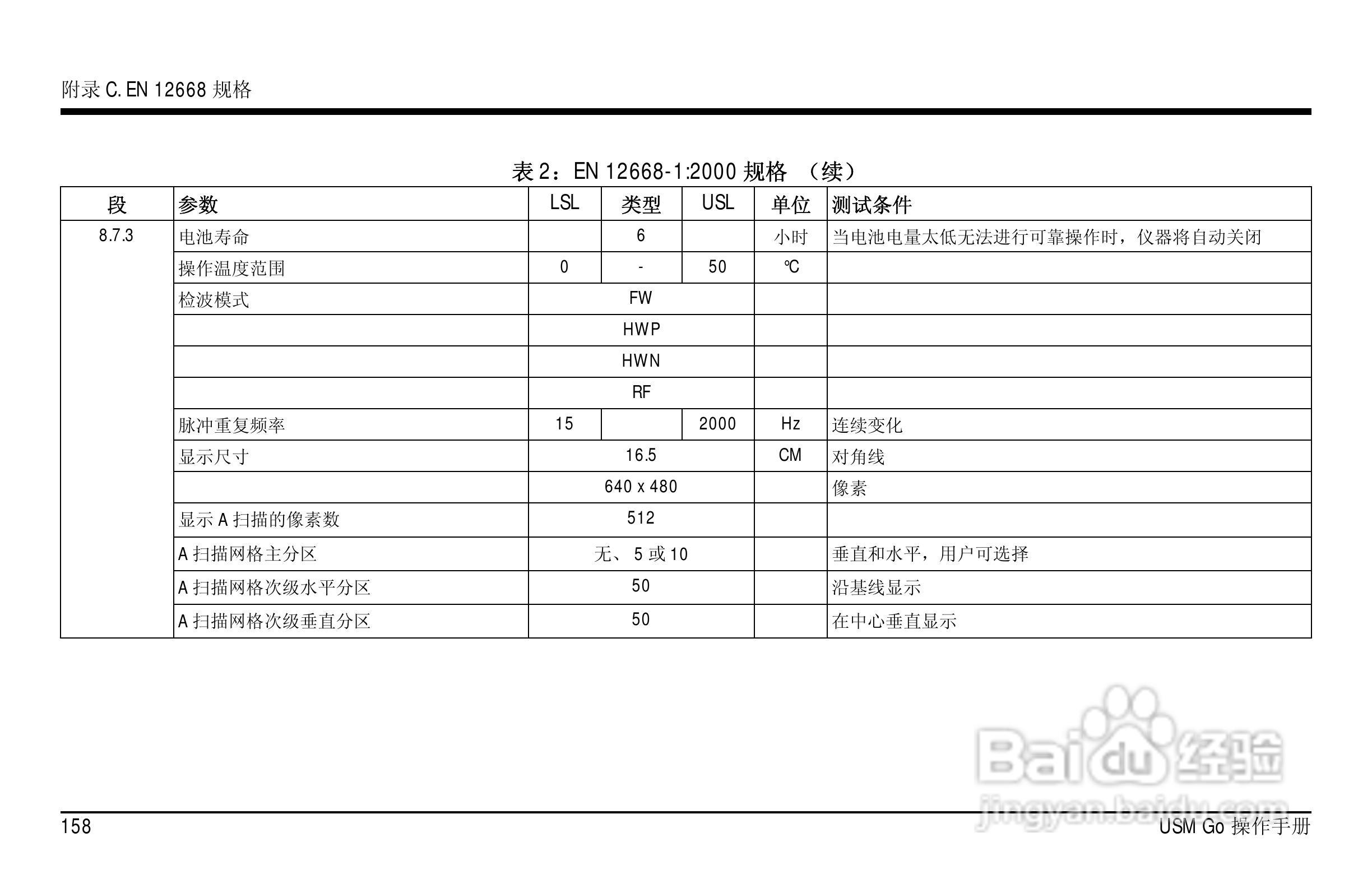 德国KK USM GO超声波探伤仪中文说明书:[18]