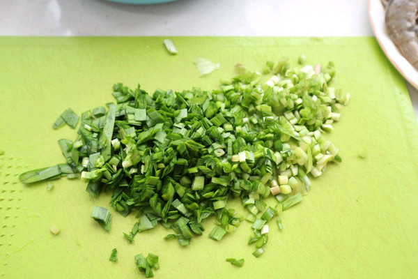 韭菜虾仁锅锅贴
