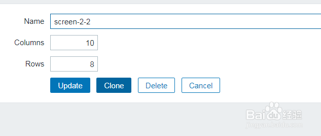 如何在zabbix的模板中克隆屏幕？