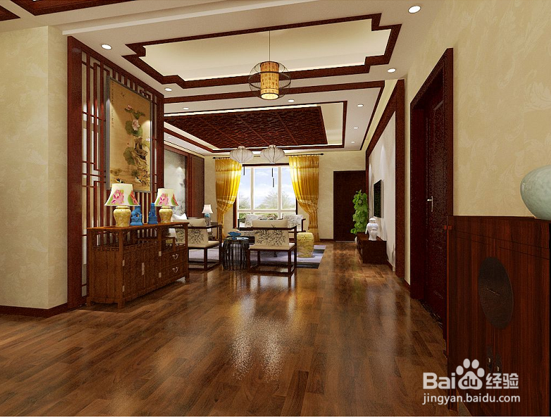 客厅装修,新中式风格4个灵魂标志