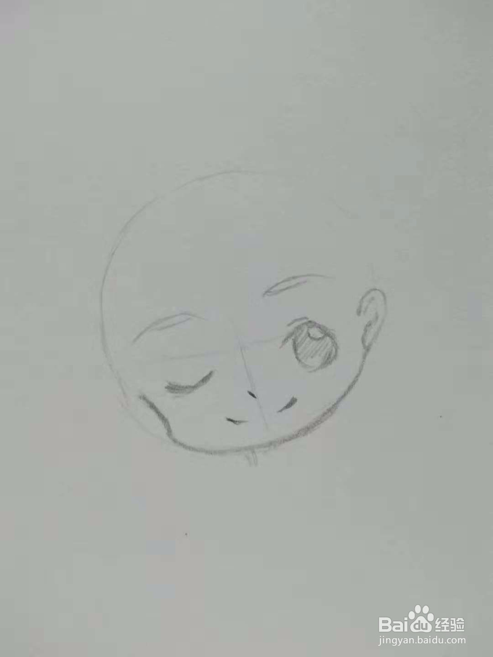 卡哇伊Q版漫画少女手绘线稿教程