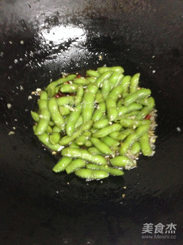 凉拌毛豆的做法