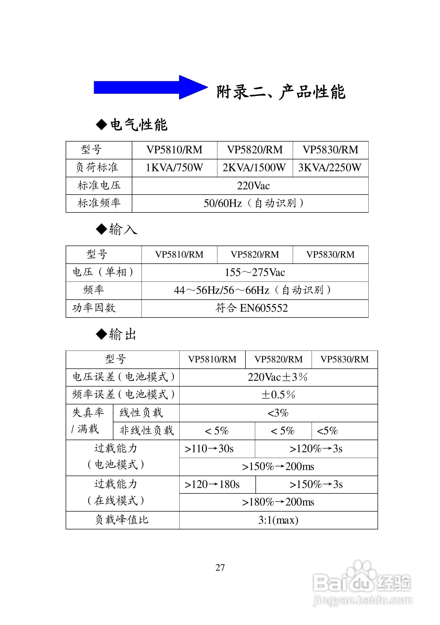 科士达VP5800RM系列逆变电源系统用户使用说明书:[3]