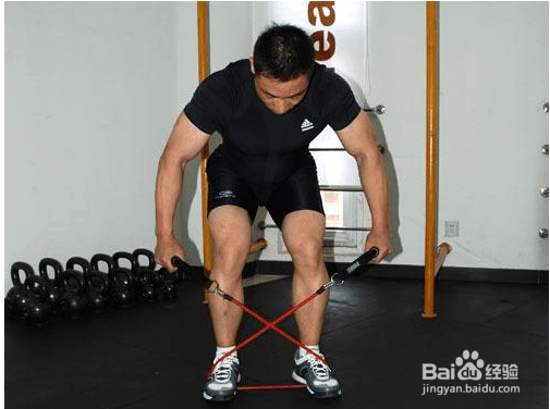 练三角肌后束方法步骤