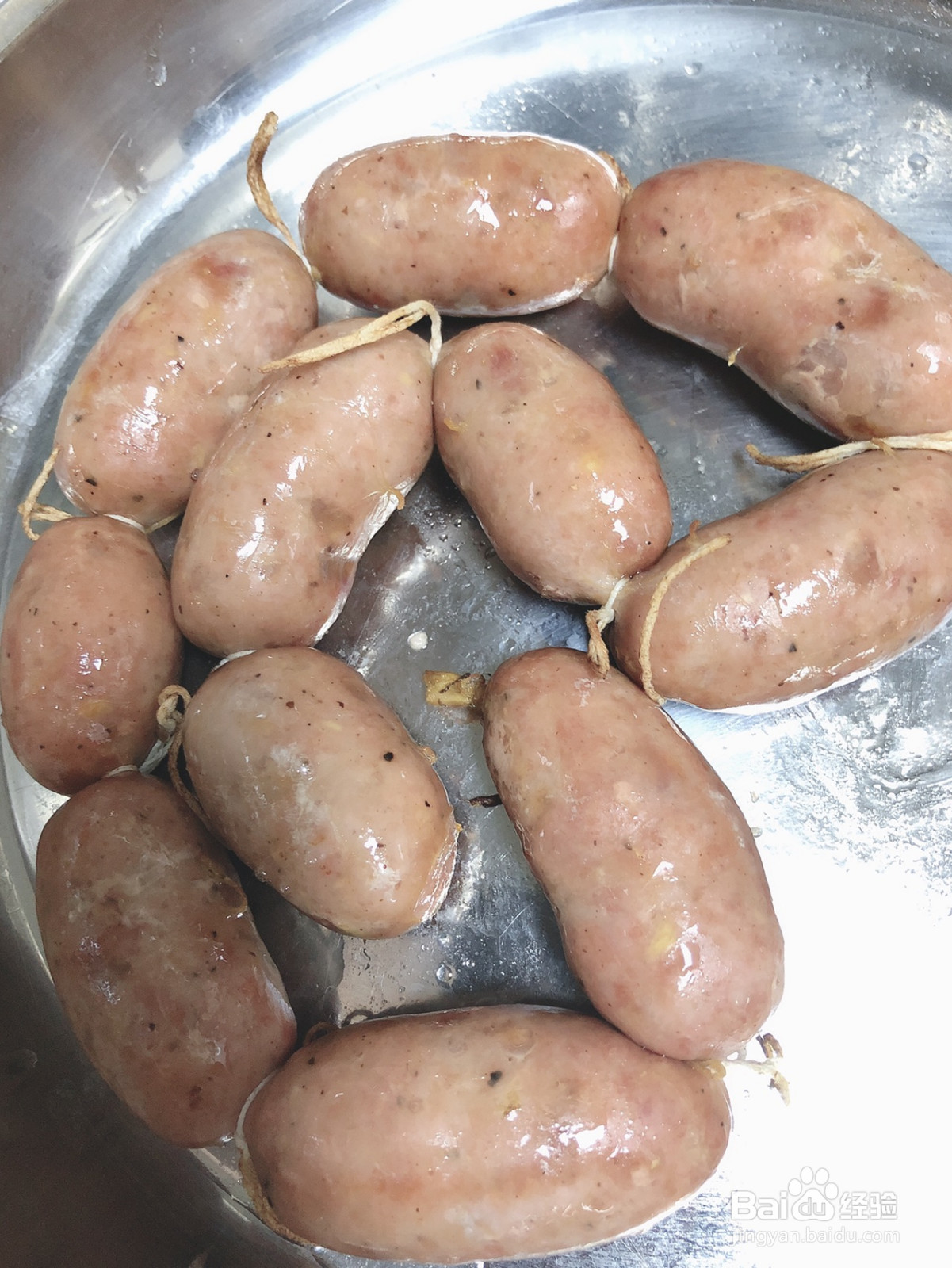 黑胡椒脆皮香肠的做法