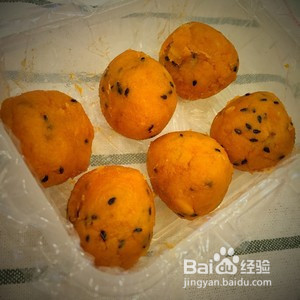 紫薯青团的做法