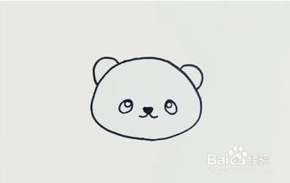 简笔画系列-简易熊猫画法