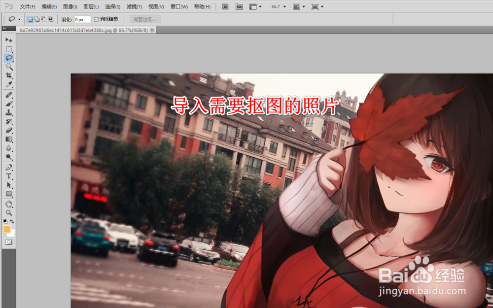 如何使用ps软件进行简单的抠图