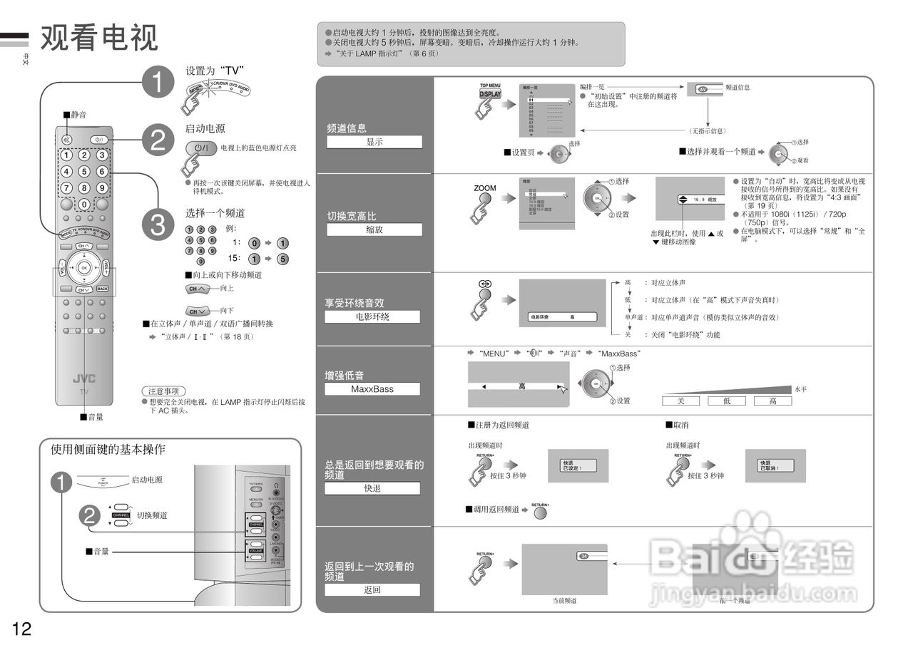 杰伟世HD-Z56RF7电视机说明书:[2]
