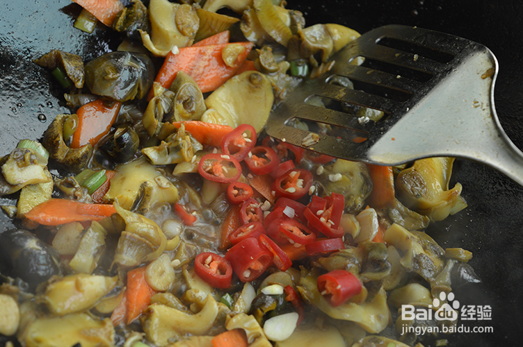 怎么做香辣海螺？