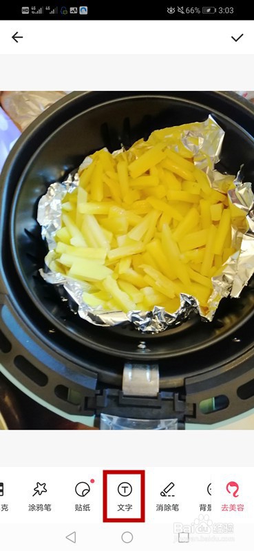 如何利用美图秀秀给图片加文字？