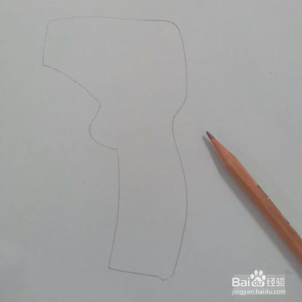 电子体温计的简单画法