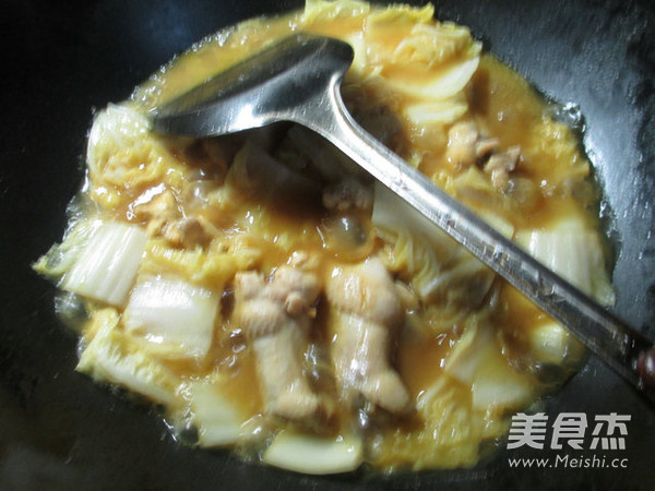 咖喱白菜鸡翅根