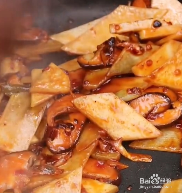 香菇炒土豆片的做法