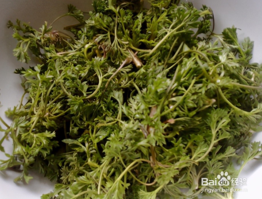 蒸白蒿丸子的做法