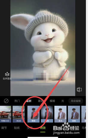 醒图模糊功能在哪里