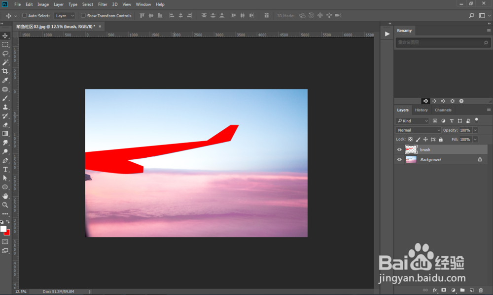 PS后期合成深海海底水下人像摄影效果