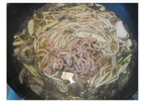 雪菜春笋肉丝面